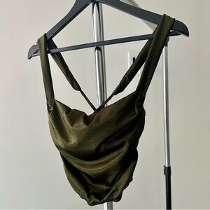 Urban Outfitters Out from Under Green Corset Top Small